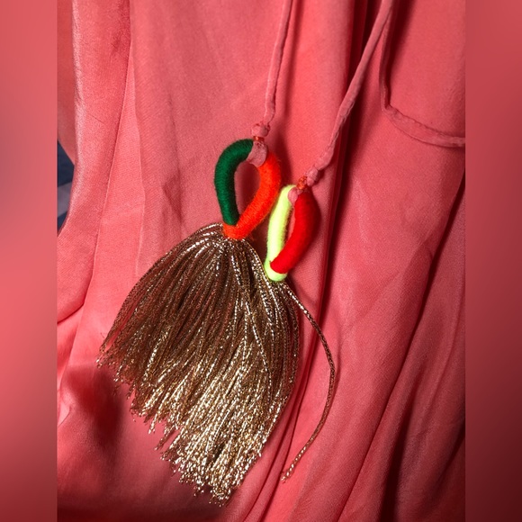 Pure silk Anupamaa maxi dress one size - Picture 6 of 12